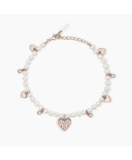 Bracciale con perle conchiglia e charms ONE LOVE - 533735 [7febf843]