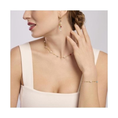 Bracciale con glass multicolor e perle Beauty Code 533897 [de1531b6]