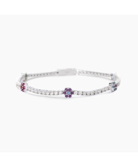 Bracciale tennis con elementi fiore Fior Fiore 533885 [09ed6f60]