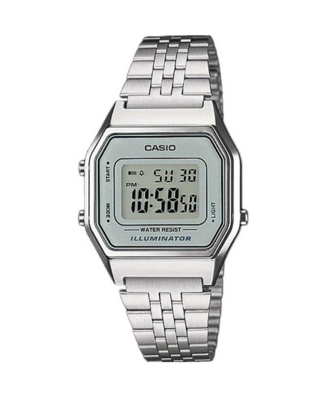 Casio Vintage Argentato/Acciaio Orologio Unisex - LA680WEA-7EF [64033c2e]