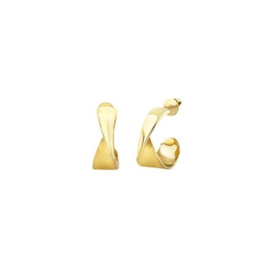 ORECCHINI IN ACCIAIO BILUX IP GOLD TJ3466 [8905cb91]