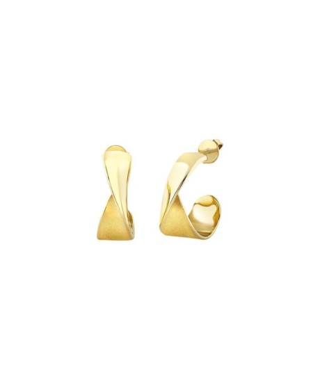 ORECCHINI IN ACCIAIO BILUX IP GOLD TJ3466 [8905cb91]