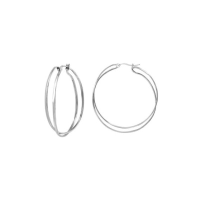 ORECCHINI DONNA CERCHI IN ACCIAIO INOX TJ3675 [ada5d5dd]