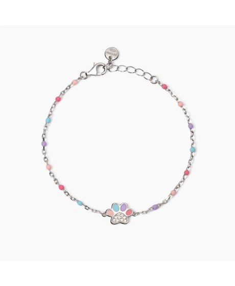 Bracciale argento con zampina smaltata 533916 [b07d8c0e]