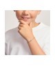 Bracciale con pallone e inserti rossi e neri W Il Football 533927 [80456062]