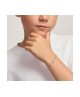 Bracciale con pallone e inserti bianchi e neri W Il Football 533931 [2534deba]