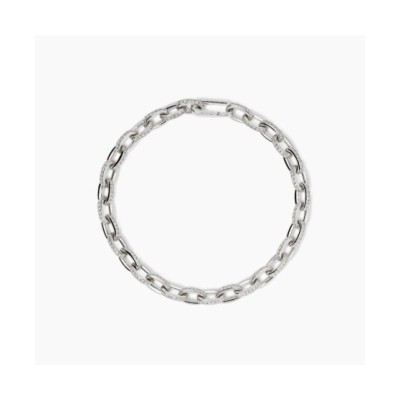Bracciale in argento con catena rolò Back To Basic 533966 [db830e12]