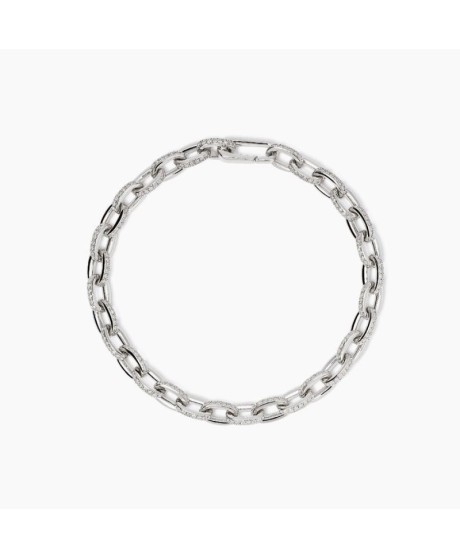 Bracciale in argento con catena rolò Back To Basic 533966 [db830e12]
