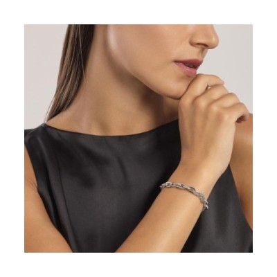 Bracciale in argento con catena rolò Back To Basic 533966 [b5b88c1b]
