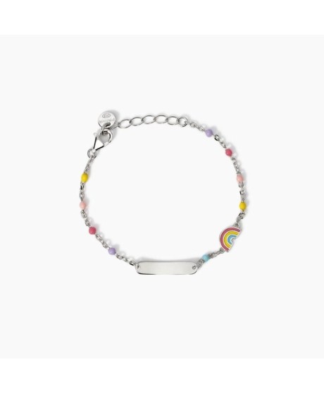 Bracciale personalizzabile con arcobaleno Rainbow-Tag 534037 [0dbb72fa]