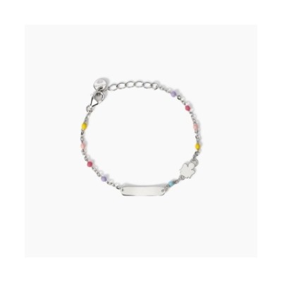 Bracciale con targhetta incidibile e angioletto Angel-Tag 534042 [fd5b4ae0]
