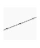 Bracciale con catena veneta e inserti neri Race 534084 [3942c56c]