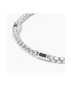 Bracciale con catena veneta e inserti neri Race 534084 [8e5f0468]