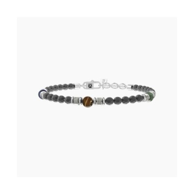 Bracciale uomo con dumortierite e pietre Le tre cose importanti della vita - 732302 [eb291baa]