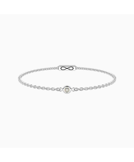 Bracciale Unisex con Diamante Lab-Grown e chiusura non-reversibile 732317 [c7adcc70]