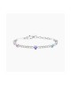 Bracciale tennis in cristalli e cuori multicolor 732360 [39144569]