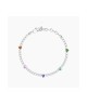 Bracciale tennis in cristalli e cuori multicolor 732360 [572fc760]