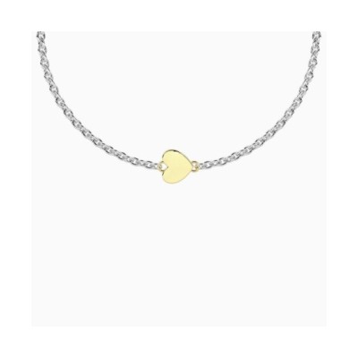 Bracciale Unisex con cuore in oro 9kt e chiusura non-reversibile 732318 [04b58072]