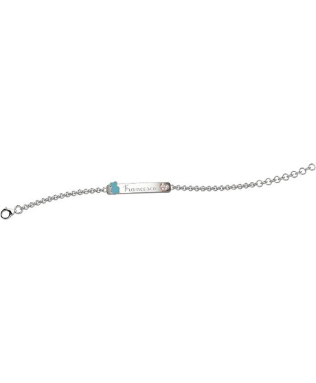Bracciale Con Targa bambino Argento 925 gioiello Nanan Bijou NAN0159 [a186de02]