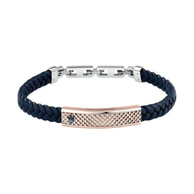 BRACCIALE UOMO MASERATI RECYCLED LEATHER - JM525AVE35 [956eb179]