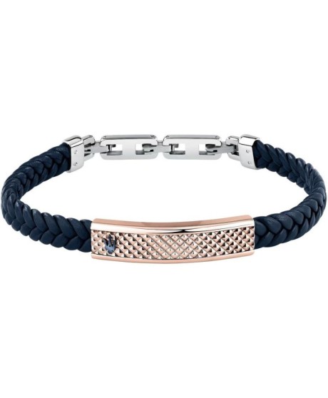 BRACCIALE UOMO MASERATI RECYCLED LEATHER - JM525AVE35 [956eb179]
