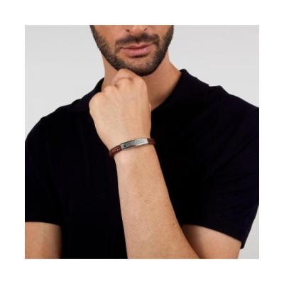 BRACCIALE UOMO MASERATI RECYCLED LEATHER - JM525AVE37 [f50c8273]