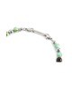 Bracciale in acciaio e sfere di pietra 13BR108 [c7b44486]