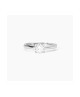 Anello solitario in argento rodiato con zircone SOLITAIRE [30e91a6a]
