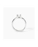 Anello in argento abbraccio con zircone SOLITAIRE [44ec976c]