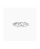 Anello solitario in argento abbraccio con zircone SOLITAIRE [1a660c60]