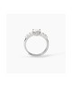 Anello regolabile con cuore in zirconi Rouge [8e69017d]
