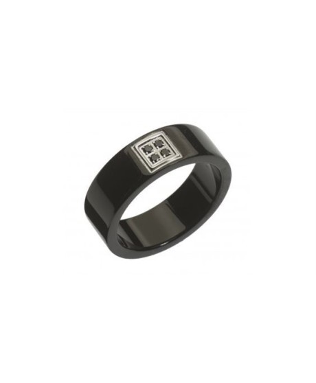 Anello Rosso Amante Uomo in Acciaio UAN011BGM - misura 20 [7c36aa42]