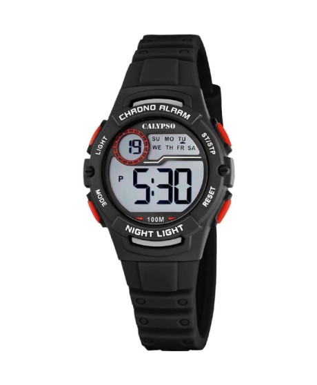 Orologio Calypso Junior Collection - Cinturino in silicone nero K5852-6 [b1787240]