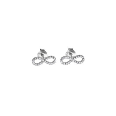 Orecchini in argento Lotus con simbolo infinito LP1253-4/1 [762d840a]